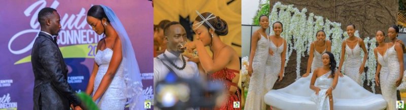 Ihere ijisho amafoto y'ubukwe bwa Miss Irene n'umusore uba mu Buyapani(Amafoto)