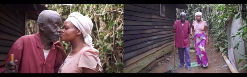 Congo:Umusaza w'imyaka 88 n'umugore we w'imyaka 22 bahishuye iby'urukundo rwabo n'uko bitegura kwibaruka