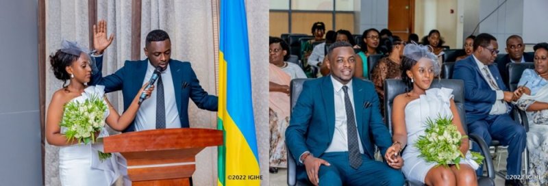 Umunyamakuru Shimwayezu Cedric yasezeranye imbere y'amategeko(AMAFOTO)