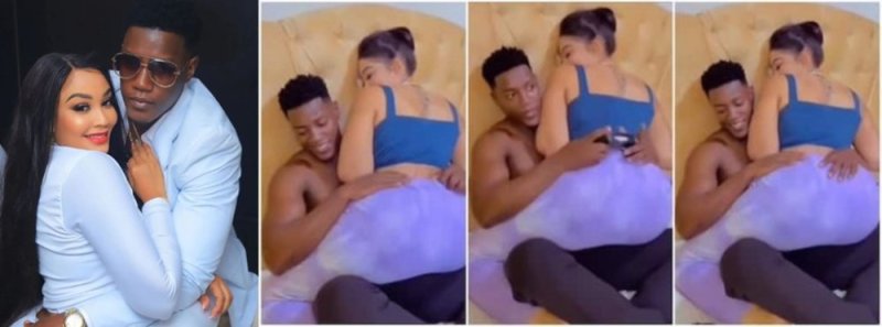 Amashusho agaragaza Zari n'umukunzi we bakinira mu buriri akomeje kuvugisha benshi