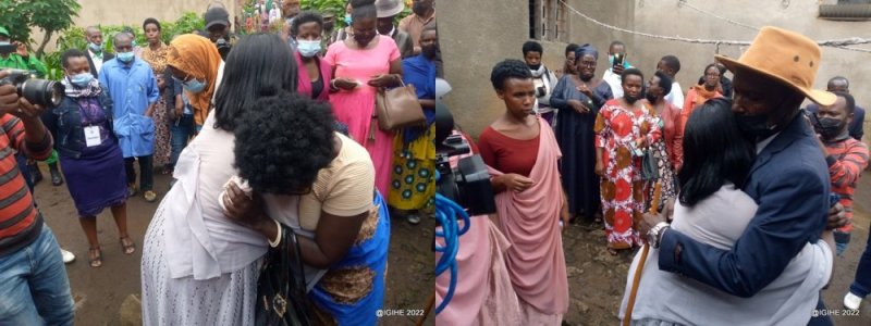 Yahuye n'ababyeyi be nyuma y'imyaka 28 baburanye mu gihe cya Jenoside Yakorewe Abatutsi [AMAFOTO]