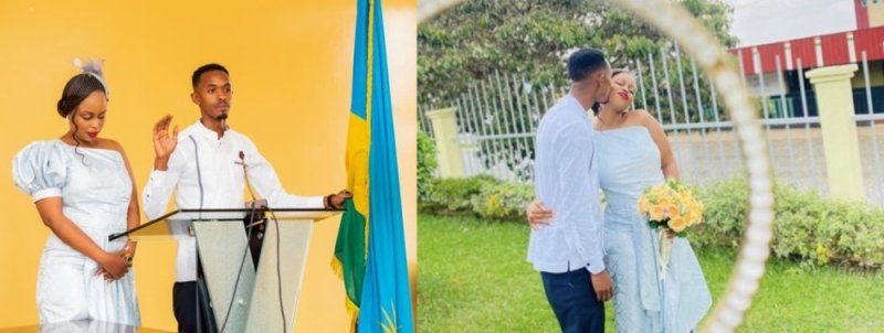 Ndabarasa wa Gasogi United yasezeranye imbere y'amategeko n'umukunzi we(AMAFOTO)