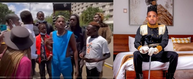 Umunyarwenya Eric Omondi yishyize mu kaga gakomeye nyuma yo guteza imyigaragabyo