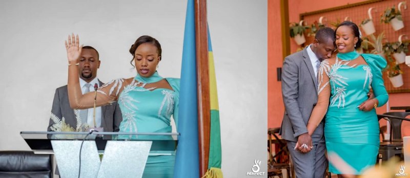 Umunyamakuru Assumpta yasezeranye n'umukunzi we(AMAFOTO)