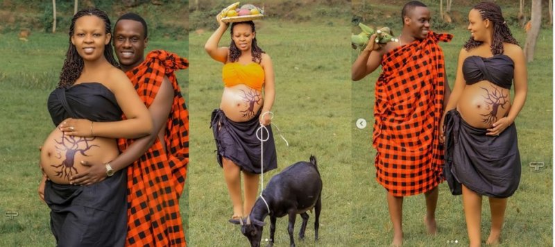 Kecapu n'umugabo we baritegura kwibaruka imfura(Amafoto)