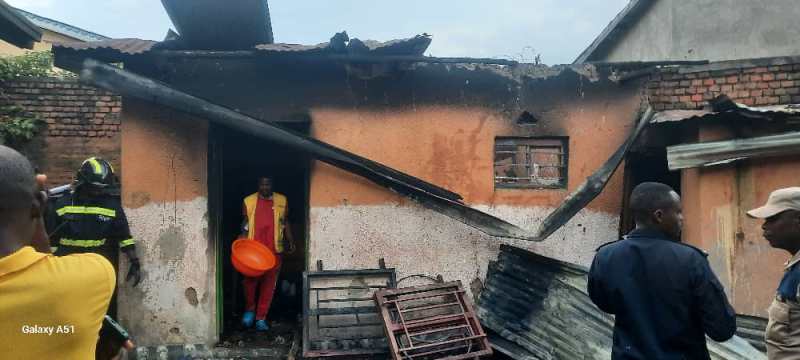 Musanze: Inzu yafashwe n'inkongi, ibikoresho byose byarimo birakongoka