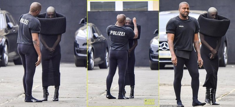  Amafoto n'imyambarire ya Kanye West n'umukunzi we yongeye kurikoroza ku mbuga nkoranyambaga[AMAFOTO]