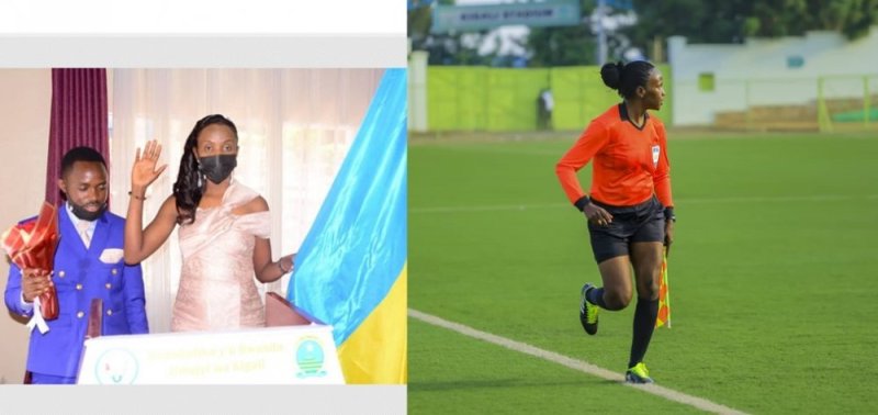 Umusifuzi mpuzamahanga Mukayiranga Régine yasezeranye imbere y'amategeko n'umukunzi we[AMAFOTO]