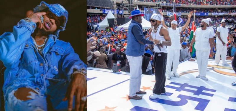 Diamond wamamaje Raila Odinga utahiriwe n'insinzi yagize icyo abivugaho