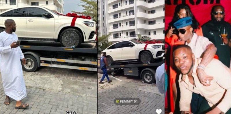 Wizkid yatanze impano y'imodoka ihenze kuri Manager we