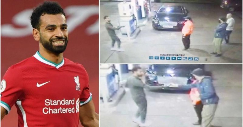 Mohamed Salah yashimiwe cyane ubutwari yagize bwo gutabara umugabo utagira aho aba yabonye ahohoterwa