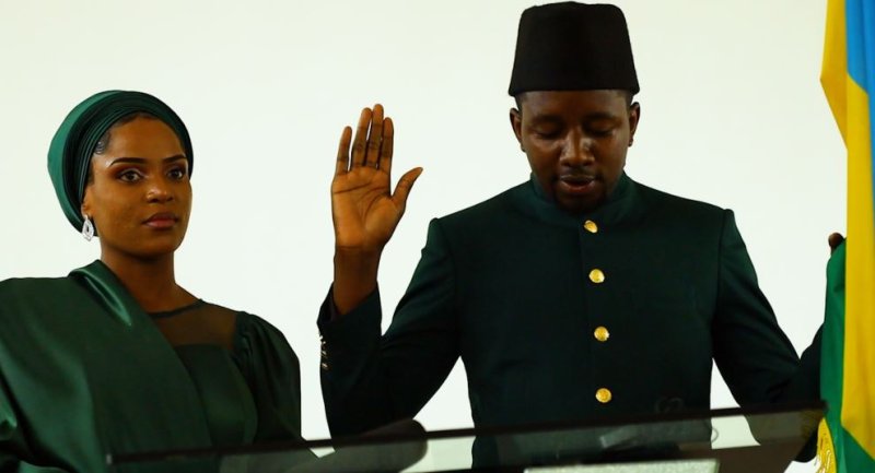 Marchal Ujeku yasezeranye imbere y'amategeko n'umukunzi we