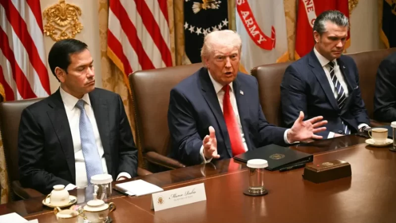 Inama yahuje Trump n'abajyanama be yabuze umwanzuro ku kibazo cy'intambara ya Iran