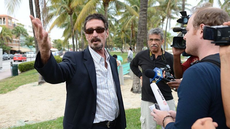 John McAfee wakoze anti-virus basanze yapfuye muri kasho ya polisi