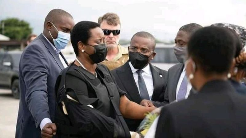 Haiti: Umugore wa Perezida Moise uherutse kwicwa n'abagizi ba nabi yavuye muri US kwivuza