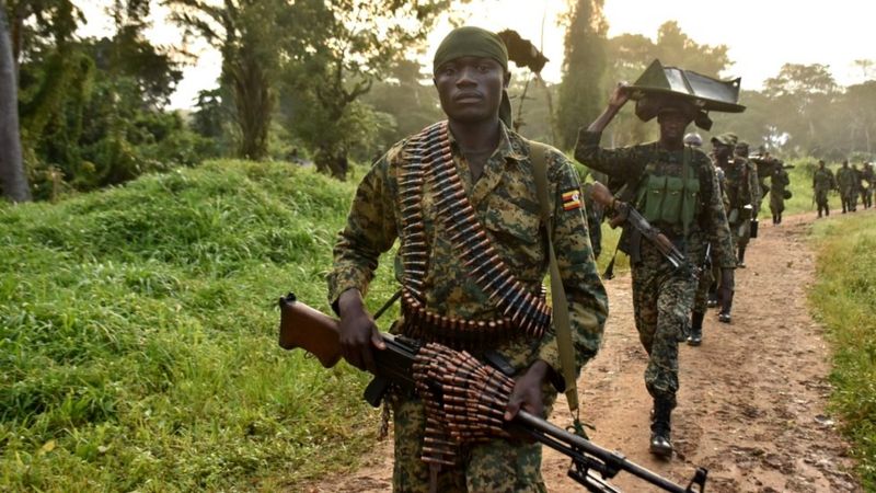 Igisirikare cya Uganda cyigambye kwica ibihumbi by'abarwanyi ba ADF gikoresheje indege