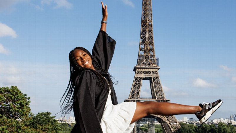 Coco Gauff wakunzwe na benshi muri Tennis yarangije amashuri yisumbuye bigoranye [AMAFOTO]