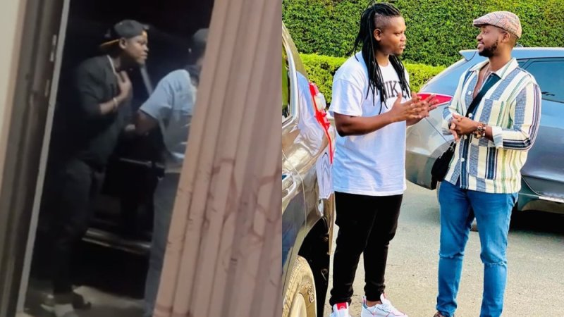 VIDEO: Bruce Melodie n'umujyanama we barwanye bapfa amafaranga
