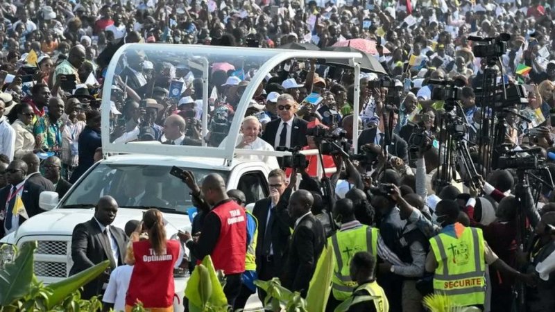 Misa Papa Francis yasomeye muri RDC yaciye agahigo gakomeye 