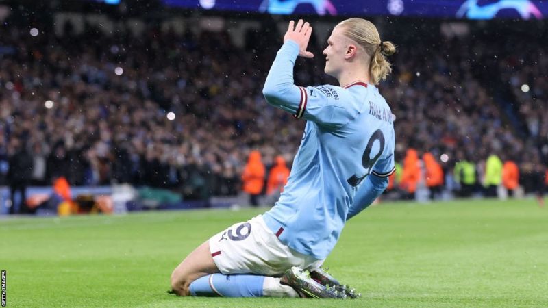 #UCL: Erling Haaland yakoze uduhigo twinshi mu mukino yatsinzemo ibitego bitanu