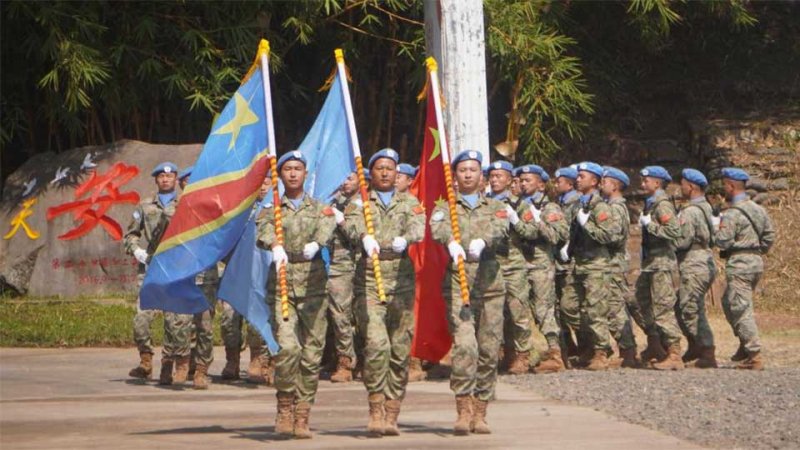 Ingabo z'Ubushinwa zari zimaze imyaka 21 muri MONUSCO zatashye