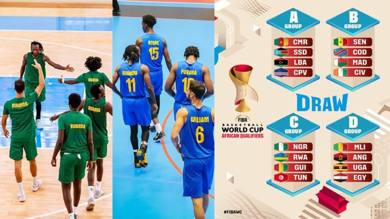 Basketball: U Rwanda mu itsinda rimwe na Tunisia mu gushaka itike y'Igikombe cy'Isi