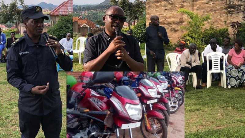 Muhanga: Polisi yafashe moto 6 zibwe