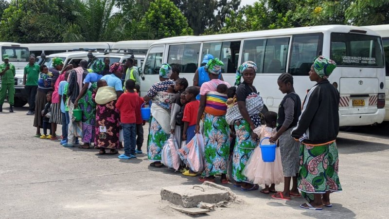 Abanyarwanda babaga muri Congo batahutse