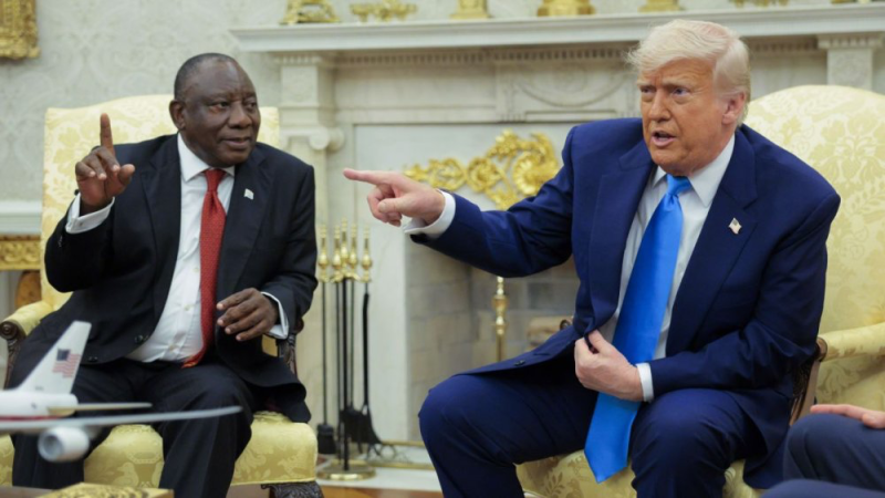 Ramaphosa yabwiye Trump ko politike yo kwigumura ntacyo yamugezaho