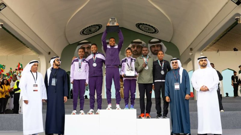 Umunyarwanda yegukanye umudali w'Umuringa muri Dubai Marathon