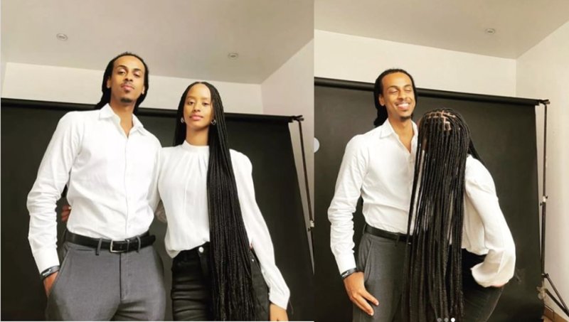 Urukundo hagati ya Miss Naomie n'umusore yihebeye rugeze aharyoshye(AMAFOTO)