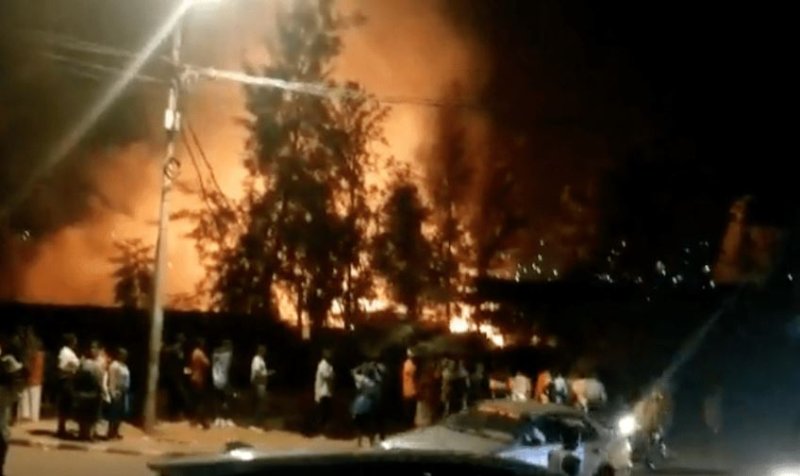 Kigali:Agakiriro ka Gisozi kafashwe n'inkongi y'umuriro yangiza byinshi