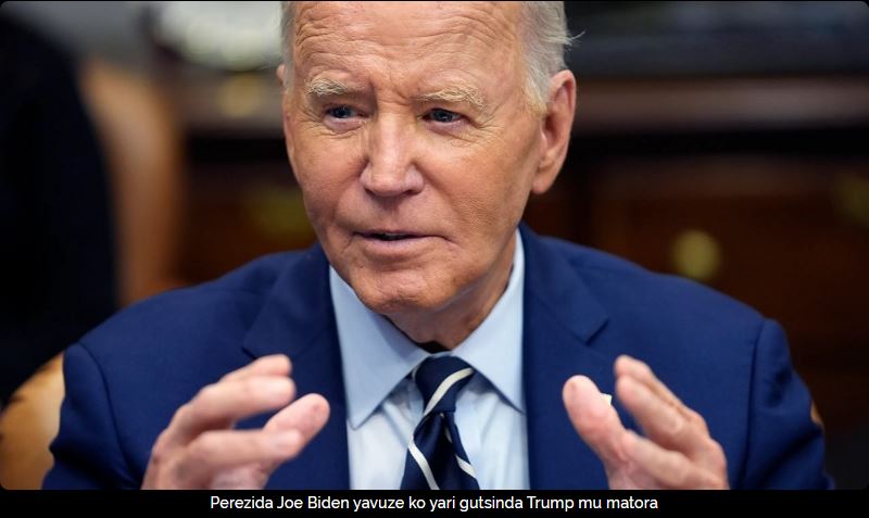 Perezida Biden YABWIYE Trumpa ko yari kumitsinda iyo yitabira amatora