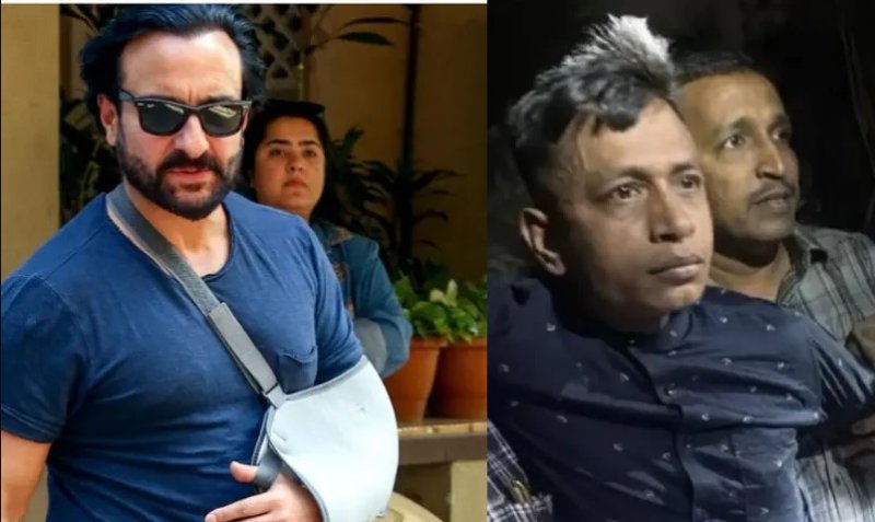 Mumbai: Igipolisi cyafashe uherutse gutera icyuma umukinnyi wa filimi Saif Ali Khan