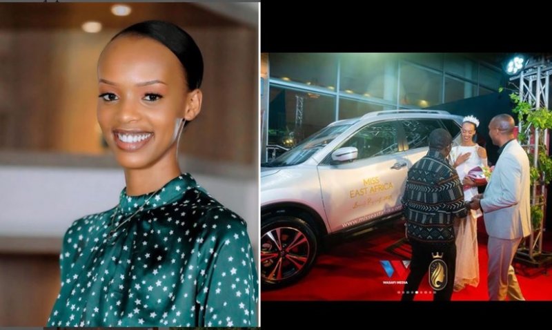 Imodoka ya Miss Umunyana Shanitah yahawe muri Miss East Africa yashyizwe ku isoko 