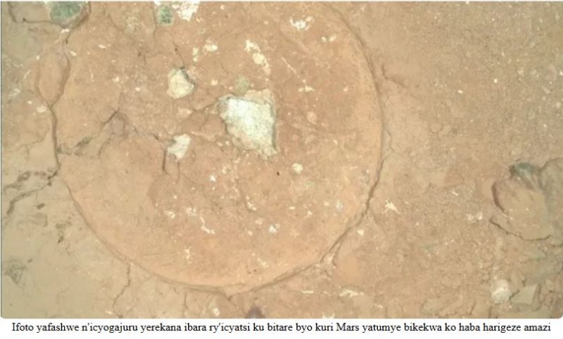 Kuri Mars habonetse ikimenyetso cyatumye hakekwa ko higeze ubuzima 