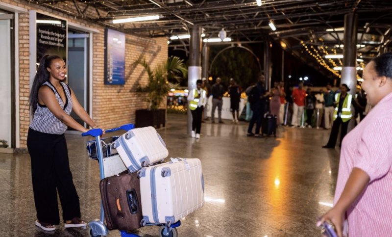 France Mpundu wahagarariye u Rwanda mu marushanwa ya ‘Secret Story' yageze i Kigali