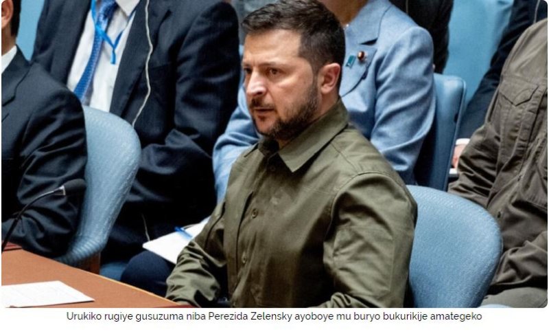 Urukiko rugiye gusuzuma ikirego cy'umudepite wareze Perezida Zelensky kugundira ubutegetsi 