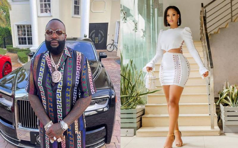 Rick Ross yemeje ku mugaragaro ko ari mu rukundo na Hamissa Mobeto wabyaranye na Diamond Platnumz