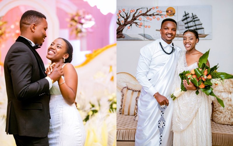 Umunyamakuru Festus yasezeranye n'umusizi Natacha Karangwa(AMAFOTO)