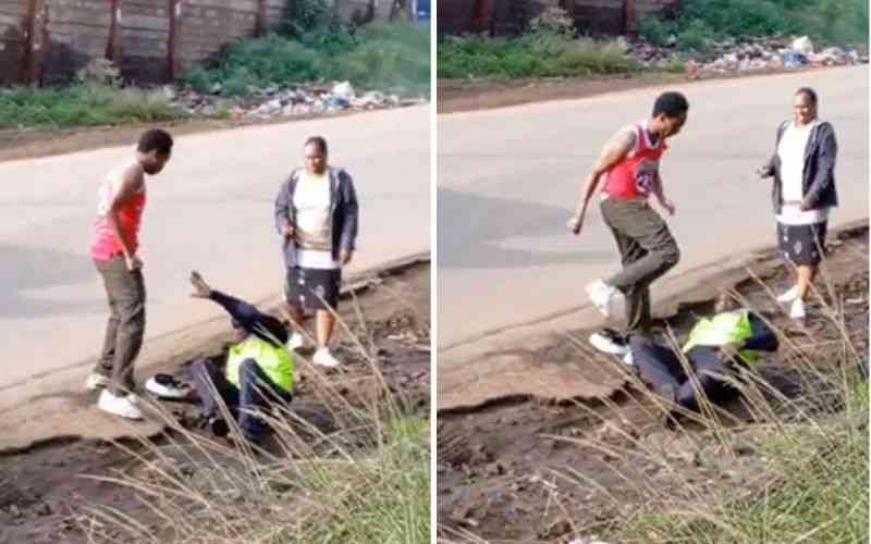 Polisi yafunze umusore wagaragaye ahondagura mugenzi wabo amusanze mu kazi