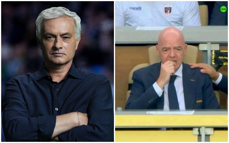 Jose Mourinho yifatiye ku gahanga FIFA nyuma y'ibyakorewe Misiri