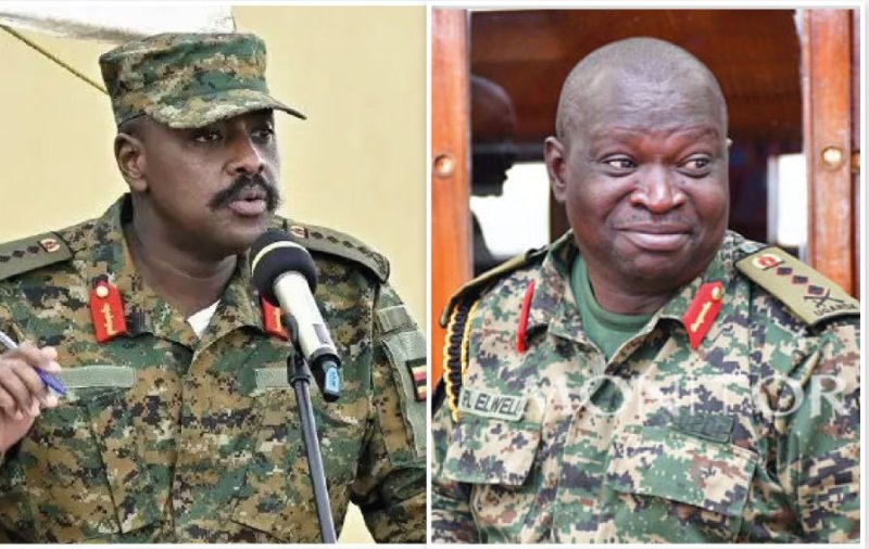 Zabyaye amahari hagati ya Gen Muhoozi na Lt Gen Elwelu