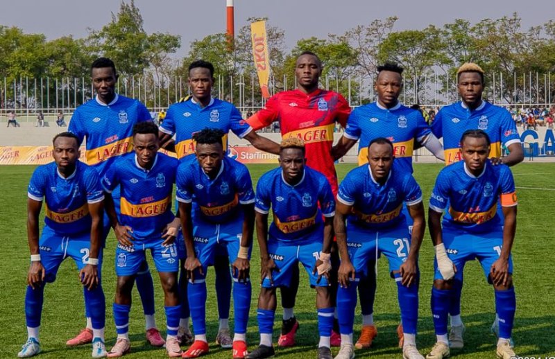 Abakinnyi ba Rayon Sports bari mu byishimo mbere yo gukina na Gasogi United 