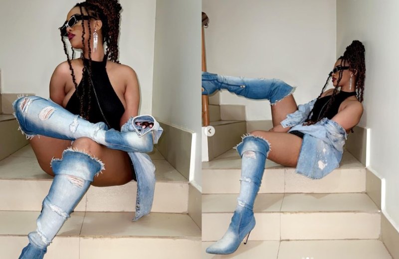 Amafoto ya Shaddyboo ari mu nkweto z'agatangaza yongeye kuvugisha benshi(AMAFOTO)