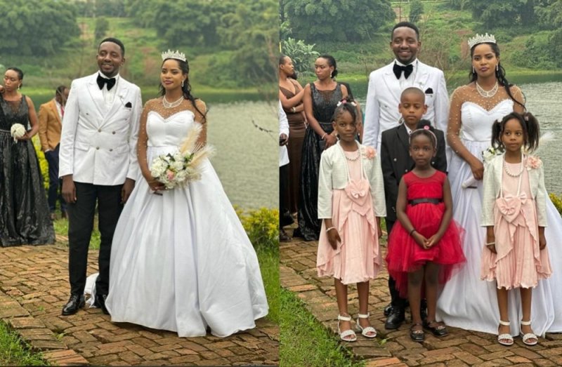 Amafoto:Ibyaranze ubukwe bw'umuhanzi Marchal Ujeku