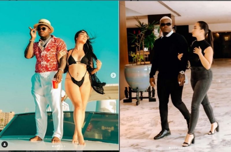 Harmonize yatandukanye na Briana ukomoka muri Australia bamaranye igihe gito mu rukundo[AMAFOTO]