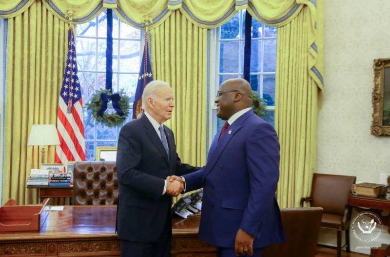 RDC: Biravugwa ko Tshisekedi arajya kubonana na Perezida Biden muri Angola