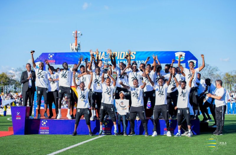 APR FC yarangije shampiyona idatsinzwe ihabwa igikombe [AMAFOTO]
