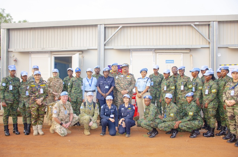 Komanda wa UNMISS yasuye Ingabo z'u Rwanda muri Torit